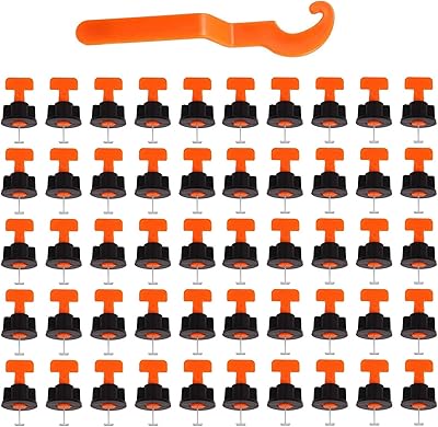 Set of 50 reusable tiling leveling systems, tiling leveling spaces for floor and construction wall, with special keys.. DIAYTAR NIGERIA transforms online shopping with competitive prices and dependable nationwide delivery.
