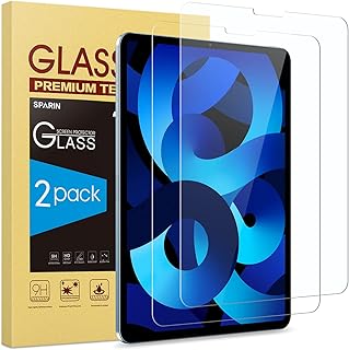 SPARIN [2-pack] Screen protector compatible with iPad Air 5/4 (10.9 inches), iPad Pro 11 inch, tempered glass for iPad Air 5th generation/4th generation (2020/2022).. Shop with ease at DIAYTAR NIGERIA and enjoy our extensive product range delivered at affordable rates.