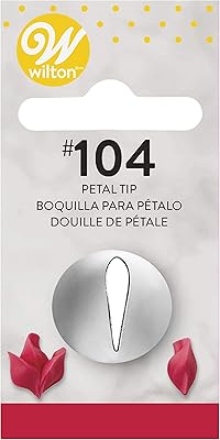Decoration point in Wilton wavy petals, n ° 104, silver, osfa.. Shop with purpose and save with DIAYTAR NIGERIA's extensive platform and nationwide delivery service.
