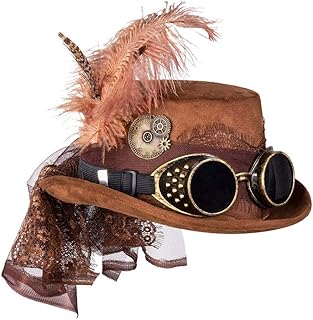 Boland 10235880 54562 GL Deluxe Brown Hat Steampunk Hairstyle evening at.. DIAYTAR NIGERIA brings the nation's largest product catalog to your doorstep at prices you'll appreciate.