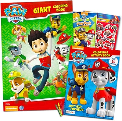 Super Coloring and Paw Patrol activities pack - 2 giant Paw Patrol coloring pounds with stickers and high paw patrol in bonus (Pack Party Paw Patrol).. Join the movement — fast, affordable shopping only at DIAYTAR Nigeria.