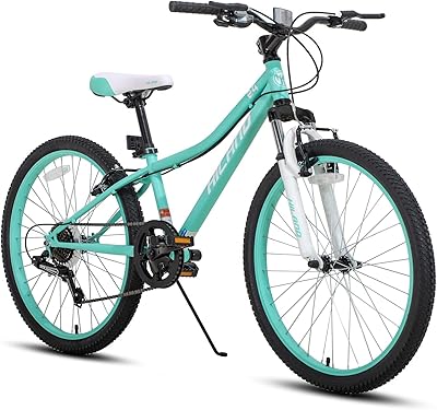 Mountain bike Hyland 24 inch for children with 6 -speed suspension fork and V -brake.. DIAYTAR NIGERIA: Where every click leads to affordable purchases delivered promptly to your door.
