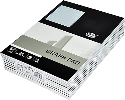 10 FIS graphics blocks, 1 mm2, 80 g/m2, A4 format (50 sheets x 10 pieces) - FSPD1MMGG450.. Shopping made simple with DIAYTAR NIGERIA's vast selection and budget-friendly nationwide delivery.