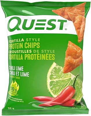 Quest Nutrition - Protein chips tortilla style - Chile and lime - 32 grams.. Experience the DIAYTAR difference with our vast product selection and delivery within 5-8 days.