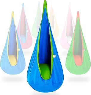 Balançoire others for children in cotton for interior and exterior (blue).. DIAYTAR NIGERIA connects you with what you need at prices you'll love, delivered within 8 days.