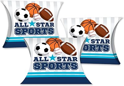 Big Dot of Happiness Go, Fight, Win - Small Sports Pillow Box - Drased Boxes - Baby Shower or Birthday Party - Lot of 20.. DIAYTAR Nigeria: Discover more, spend less, and enjoy delivery within 5–8 days.