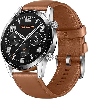 Intelligent watch 2 (46 ml), 1.39 -inch OLED screen with 3D glass screen, 2 weeks, GPS, SPO2, 15 sports modes - Brown.. DIAYTAR NIGERIA brings the market to your fingertips with affordable prices and swift delivery services.