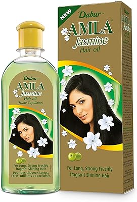 Jasmine hair hair Dabur Amla - For strong, healthy and beautiful hair, oil for colored hair - 200 ml.. Shop electronics, clothes, and everything in between on DIAYTAR Nigeria.