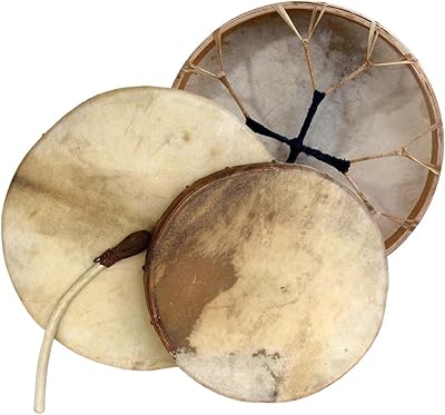 Round shaman drum with goat skin drum frame done by hand ..... Experience the convenience of one-stop shopping with DIAYTAR NIGERIA's diverse and affordable marketplace.