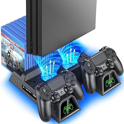 Aoivo cooler for PlayStation 4 PlayStation 4 Slim PlayStation Pro Cooling Support.. You deserve better shopping — choose DIAYTAR Nigeria today.