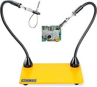 Koto Third -hand welding tool PCB Support Flexible metal arms magnetic support Handspage jewelry Hobby workshop auxiliary basis in non -slip weighted steel.. Explore the biggest product variety online — only at DIAYTAR Nigeria.