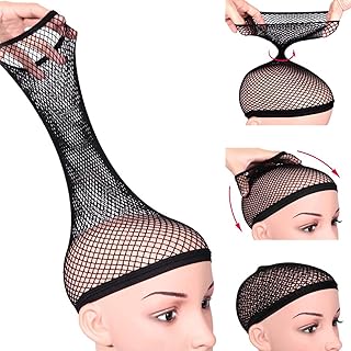 Long wigs Dream Lover Bonnet in black mesh at open end for hair.. Shop with intention at DIAYTAR NIGERIA, offering thousands of products at budget-friendly prices.