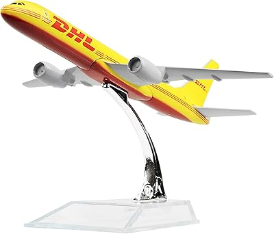 Model of plane molded under pressure at scale 1: 400 DHL B757 in metal (16 cm) for desk decoration or gifts of leses.. From daily needs to rare finds, DIAYTAR Nigeria brings it to your door.