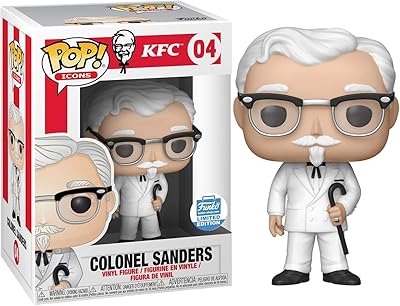 Funko Pop! icons: KFC - Colonel Sanders with stick (Exclusive Funko Shop).. DIAYTAR NIGERIA: Where shopping dreams become reality with affordable prices and prompt shipping.