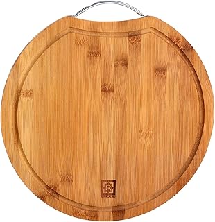 Round cutting board in organic bamboo large kitchen board ideal for preparing.. DIAYTAR NIGERIA transforms desires into deliveries with our affordable prices and dependable shipping.