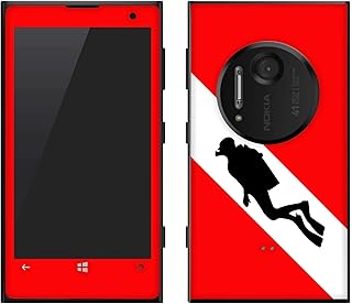 Stylized ultra premium vinyl sticker for Nokia Lumia 1020 - Diver flag.. Your favorite brands are just a click away on DIAYTAR Nigeria.