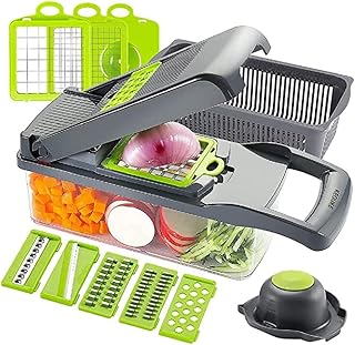 Multifunctional multifunctional cutting with multi-layer handle kitchen with basket drainer for fruit, onions and potatoes, 12 pieces.. Shop with ease at DIAYTAR NIGERIA, Nigeria's premier e-commerce platform offering budget-friendly shipping.