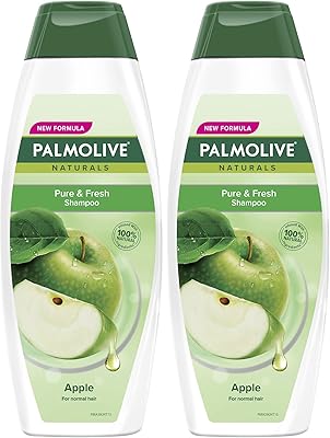 Palmlife Pure & Fresh shampoo for normal hair, apple (380 ml x 2).. DIAYTAR NIGERIA: Where every purchase is affordable and delivery is always within a week.