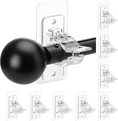 And go 8 curtain rod supports without drilling, self-adhesive curtain rod support for rods under 1 1/8 inch in diameter, curtain of curtain without drilling for bedroom kitchen walls (transparent).. Nigeria's most diverse e-commerce platform delivers quality and affordability to your doorstep in 5-8 days.