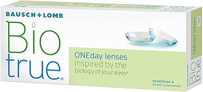Bausch & Lomb 1-day biotrue package of 30 contact lenses, -4 diopters, 14.2 mm.. DIAYTAR NIGERIA: Where every Nigerian finds affordable products delivered within the week.