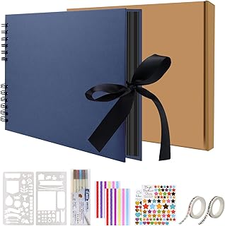 SCRAPBook photo album urgently with black page 12 "x 8" coverage.. DIAYTAR NIGERIA delivers more than expected with our extensive catalog and 5-8 day delivery service.
