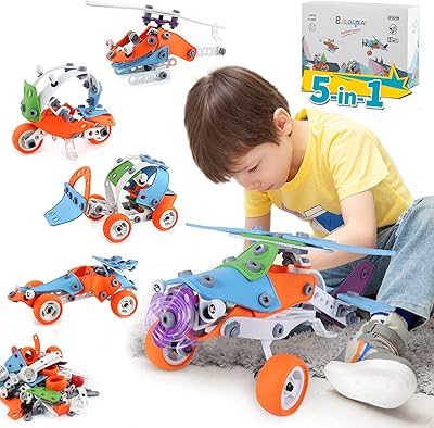 Steam games for baby, set of engineering engineering blocks for children, 5 -in -1 educational construction kit, children's construction toy aged 5 6 7 8 9 and over, 132 creative educational toy pieces.. Experience convenient online shopping on DIAYTAR Nigeria — wide selection and affordable delivery.