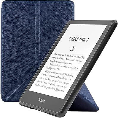 Kindle Paperwhite case - any new PU leather intelligent shell with automatic standby for Kindle Paperwhite 11th generation 6 inch version 2022 (foldable blue).. Shop confidently with DIAYTAR NIGERIA's vast product range and budget-friendly nationwide shipping.
