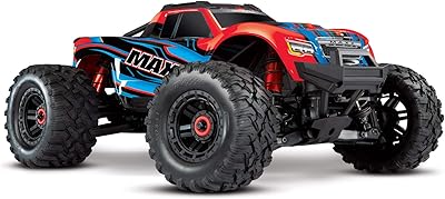 Monster Max Traxxas 1/10 RTR 4WD truck without brooms (red) -89076-4.. Experience retail therapy without the financial stress at DIAYTAR NIGERIA's affordable e-commerce platform.