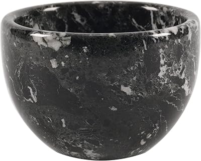 Bol of razing in black marble radicals Radicaln Shaving supplies for men - a bowl for cosmetic products such as shaving gel - used by the barber to clean the barbe bar.. DIAYTAR NIGERIA: Your affordable gateway to thousands of products delivered promptly nationwide.