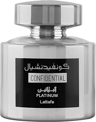 Platinum Confidential Eau de Parfum for Unisex de Lattafa - 100 ml.. Your go-to destination for affordable online shopping, DIAYTAR NIGERIA delivers in under 8 days.