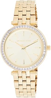 Michael Kors Mini Darcy watch in golden stainless steel for women.. Shop with confidence at DIAYTAR NIGERIA, enjoying competitive prices and delivery within 8 days.
