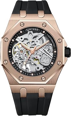 Luxury Automatic Light Mechanical Watch For Men Design Waterproof and Resistant Tourbillon Skeleton.. DIAYTAR NIGERIA: Nigeria's answer to affordable online shopping with reliable 5-8 day delivery guarantee.
