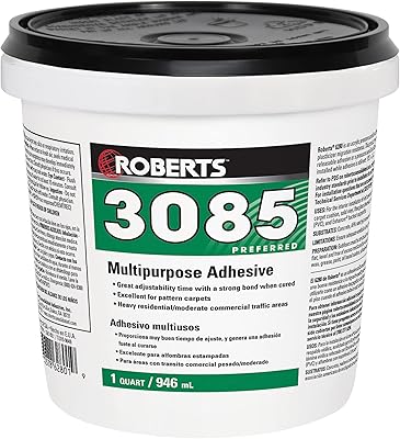 Roberts 3085-0 Multi-purpose vinyl adhesive for carpets and felt support, 1 liter, beige.. Experience DIAYTAR NIGERIA, where extensive product variety meets pocket-friendly prices and reliable delivery.