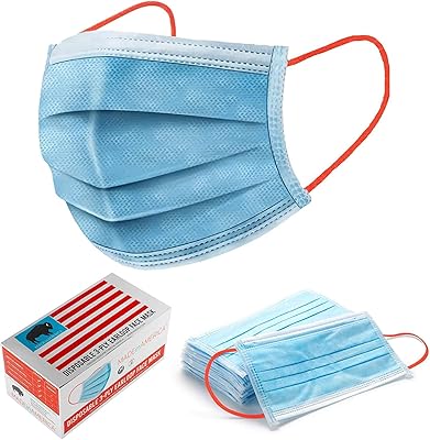 Made in America - Disposable facial protection 3 thicknesses - not woven breathing made in the United States, includes a nose pliers and earrings - light for men and women - suitable for the office, school, interior and exterior.. Shop from our extensive catalog at DIAYTAR NIGERIA and enjoy doorstep delivery in just 5-8 days.
