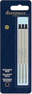 Waterman rechargeable ball pen, medium tip, black ink, 3 rooms.. Shop smarter with DIAYTAR NIGERIA's vast product range and budget-friendly delivery within the week.