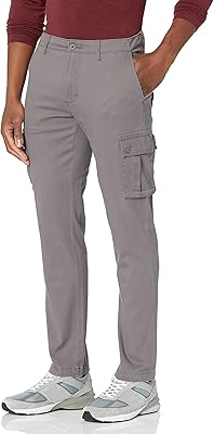 Extensible cargo pants slim amazon essentials for dark gray men.. Buy better with DIAYTAR Nigeria — the ultimate e-commerce platform in Nigeria.