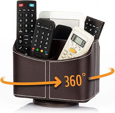 360 degree rotary leather support for table top and remote control (brown).. Embrace the convenience of DIAYTAR NIGERIA with thousands of products at your fingertips, delivered nationwide.