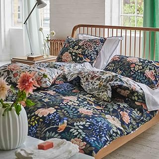 Duvet cover printed designer Guild in cotton satin, Chinese porcelain, 200 x 200 cm.. Join the movement — fast, affordable shopping only at DIAYTAR Nigeria.
