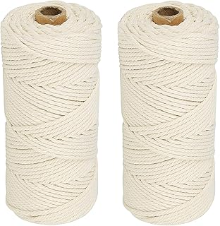 Macrame rope in 2 mm long rope white cotton macrame.. Your digital shopping ally, DIAYTAR NIGERIA offers extensive selection with budget-friendly delivery.