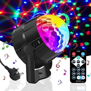 Niagoji Party Sound Light Disco Light with remote control, Disco Boule Lights for children for Halloween, Christmas, birthday, disco evening, dance, karaoke.. Your one-click solution to affordable shopping, DIAYTAR NIGERIA delivers quality products nationwide.