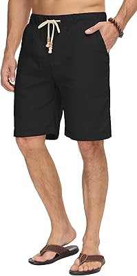 Classic summer beach shorts relaxed in linen with men's tightening cord.. Shop smarter with DIAYTAR NIGERIA's vast product range and budget-friendly delivery within the week.