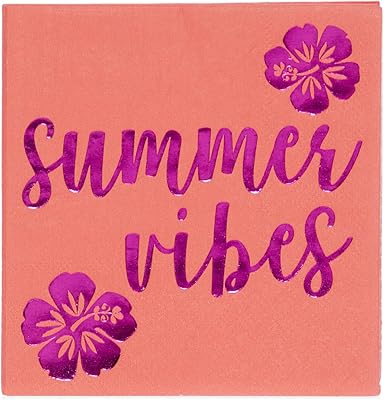Escan Summer Vibes 50,7777705 Booked Drinking Towels 25 cm - 16 pieces, paper, multicolored.. Experience the convenience of one-stop shopping with DIAYTAR NIGERIA's diverse and affordable marketplace.