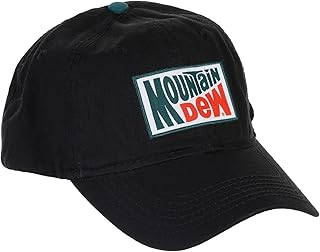 Snapback baseball cap with retro patch Mountain DEW logo, one size, black, black, one size.. DIAYTAR NIGERIA brings the market to your screen with thousands of affordable products delivered to your door.