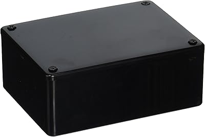 Hammond housing 1591ssbk, versatile, ABS, black (1 piece).. DIAYTAR NIGERIA: Where shopping is affordable, selection is vast, and delivery is always reliable.