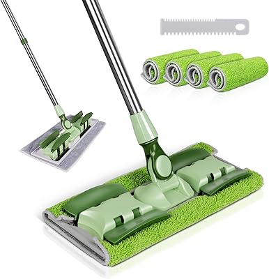 Mast homemade floor cleaning mop, flat mop with adjustable 151 cm handle, 4 double -sided pads, cleaning mop in profile professional wood for hard wood and tiles.. Shop everything from A to Z on DIAYTAR Nigeria — delivered nationwide.