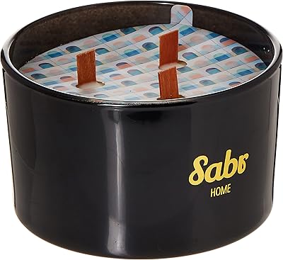 Candle with cedar wood wick and black pepper sabr aykah 520 g.. DIAYTAR NIGERIA: Your trusted marketplace that combines variety, affordability and reliable shipping.