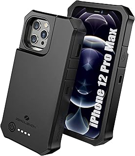 Zero Lemon Battery shell for iPhone 12 Pro Max, 10,000 mAh wireless loading, and support for Lightning headphones, extended battery charger for iPhone 12 Pro Max 6.7 inch 2020 - Black.. DIAYTAR NIGERIA: Where affordability and variety come together with nationwide 5-8 day delivery.
