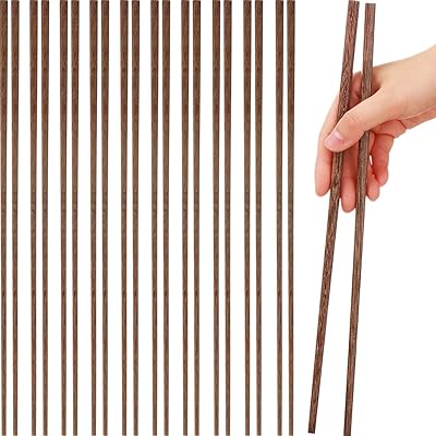 10 pairs of extra long wooden chopsticks, noodle chopsticks, hot baguettes and cups, natural wooden baguettes of Chinese style for the kitchen, 12.. Experience budget-friendly shopping at DIAYTAR NIGERIA, Nigeria's premier online marketplace with quick delivery.