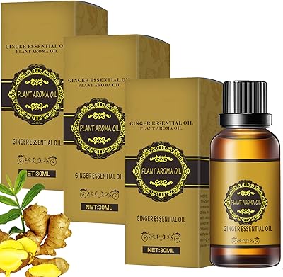 (30ml x 3pcs) Ginger essential oil in large bottles, ginger oil for belly drainage, massage oil for the belly, massage liquid with ginger oil (ginger 30ml 3pcs).. Don’t wait weeks — DIAYTAR Nigeria delivers your order in just a few days.