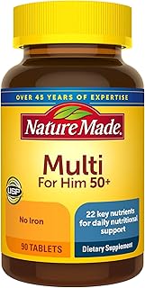 Made naturally, multi for him, 50, without iron, 90 tablets.. DIAYTAR NIGERIA: Your trusted marketplace that combines variety, affordability and reliable shipping.